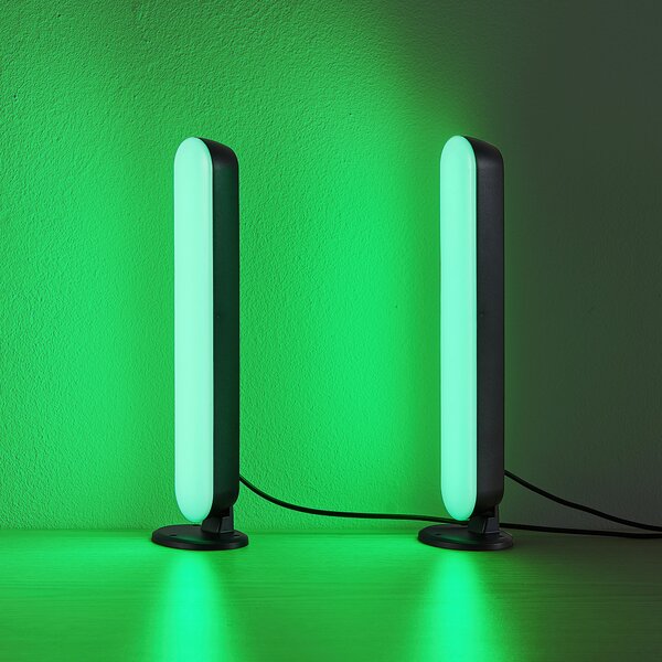 STOLNÍ LED LAMPA, dálkový ovladač, 3,5/28/4,5 cm - LED stolní lampy