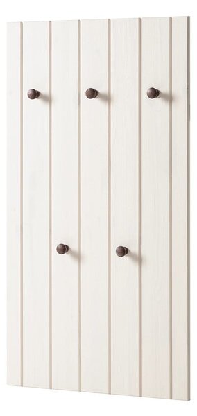 Bílá předsíňová sestava z borovicového dřeva 55x100x2 cm Anita – Støraa