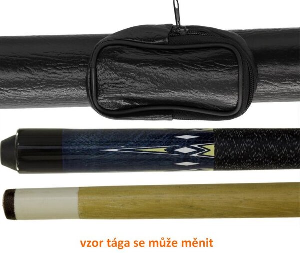 GamesPlanet® 1384 Dvoudílné tágo na kulečník s pouzdrem 146 cm