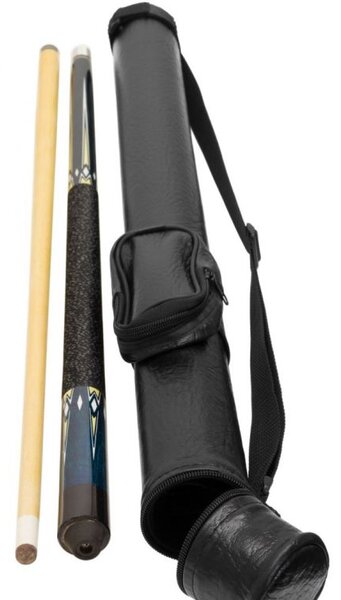 GamesPlanet® 1384 Dvoudílné tágo na kulečník s pouzdrem 146 cm
