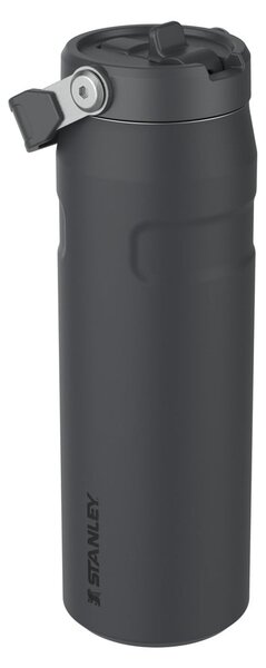 Černá termoska z nerezové oceli 700 ml IceFlow™ Flip Straw 2.0 Tumbler Black – Stanley
