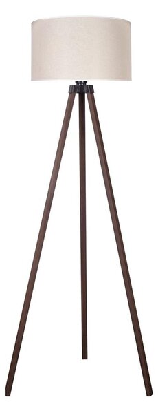 Duolla - Stojací lampa 1xE27/60W/230V pr. 44 cm krémová/hnědá