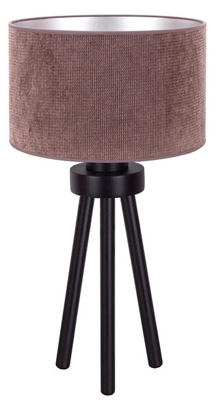 Duolla - Stolní lampa LYON 1xE27/15W/230V pr. 30 cm hnědá