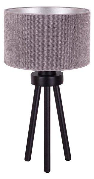 Duolla - Stolní lampa LYON 1xE27/15W/230V pr. 30 cm šedá