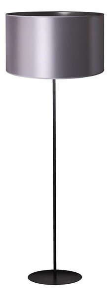 Duolla - Stojací lampa CANNES 1xE27/15W/230V pr. 45 cm stříbrná/černá