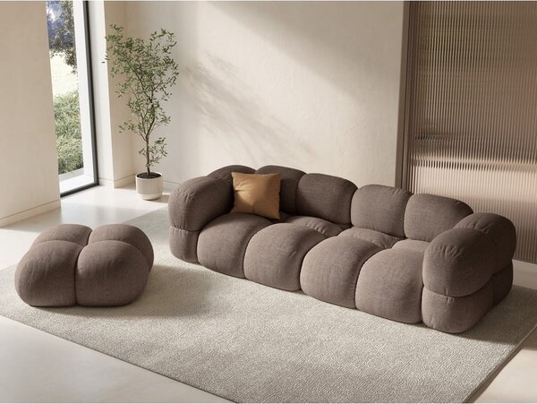 Hnědá pohovka 250 cm Loretto – Cosmopolitan Design