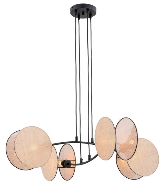Emibig Motif závěsné svítidlo 4x10 W černá-písková 1328/4