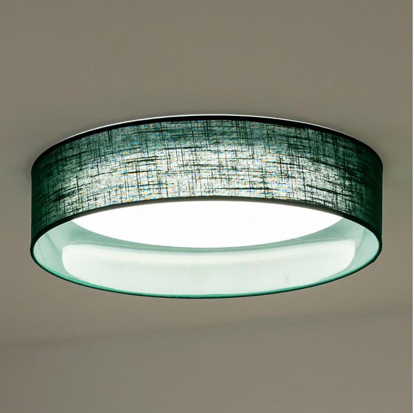 Duolla - LED Stropní svítidlo ROLLER LED/24W/230V pr. 45 cm zelená