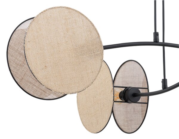 Emibig Motif závěsné svítidlo 4x10 W černá-písková 1328/4