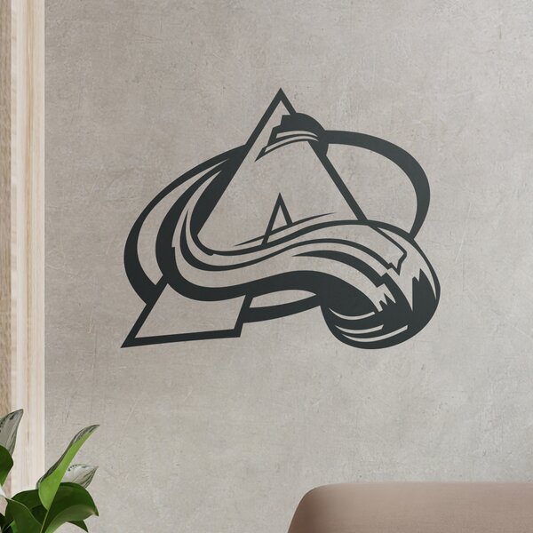 Živá Zeď Samolepka Hokejový tým Colorado Avalanche Barva: černá