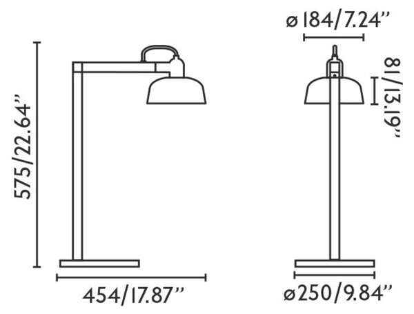 FARO TATAWIN stolní lampa, bílá