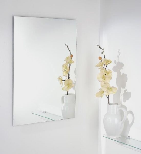 Zrcadlo na zeď do pokoje do ložnice do předsíně a na chodbu do koupelny nalepovací CORNER 3 mm s broušenou hranou, 30 x 40 cm, bez závěsů 102-034