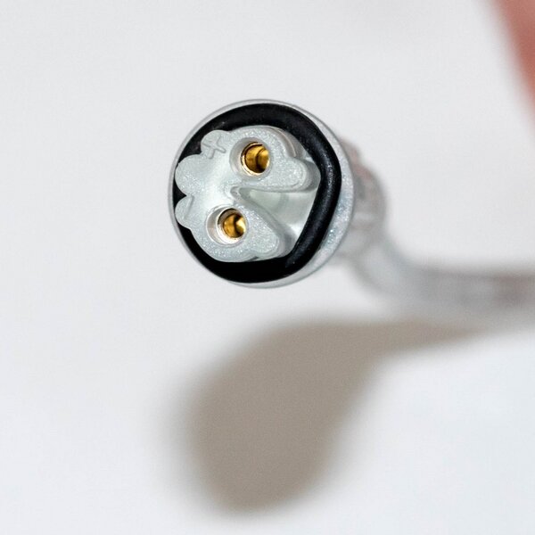 DECOLED Eco Fix světelný řetěz venkovní s krystalky, 8 m, ledově bílá, 80 diod, 36 V, čirý kabel, IP44