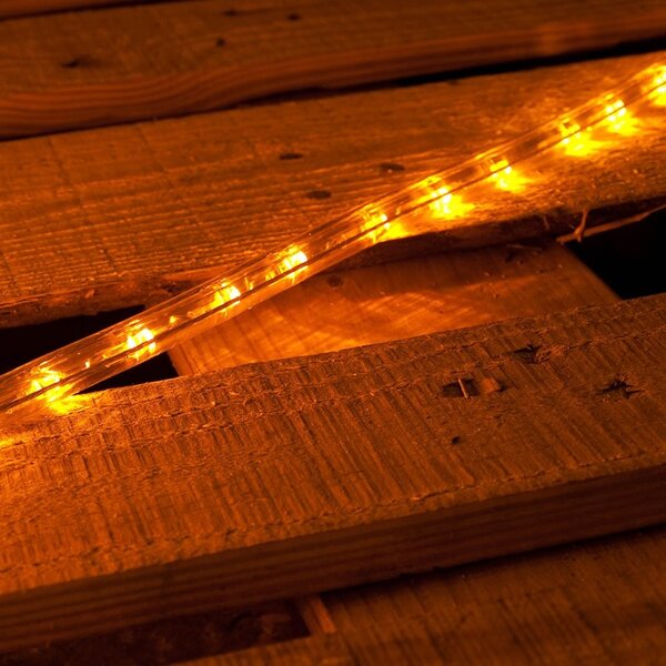 DECOLED LED hadice 50 m, žlutá, 1500 diod, IP44 Easy Fix