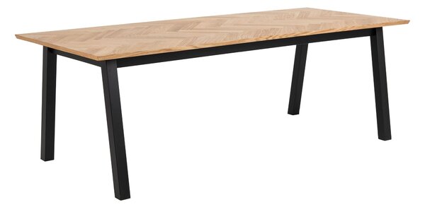 Jídelní stůl Brighton hnědá 75 × 220 × 95 cm ACTONA