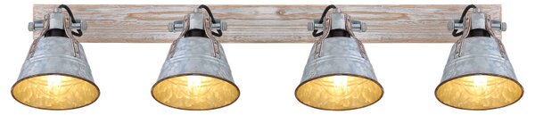 Globo 15366Z-4 GÜNTHER - Stropní industriální bodové svítidlo 4 x E27, 82cm (Bodové svítidlo vhodné na zeď i na strop)