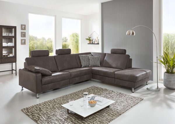 ROHOVÁ SEDAČKA, textil, antracitová Dieter Knoll - Sedací soupravy