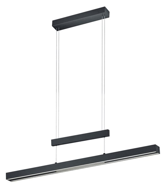 Trio Leuchten 375310532 TRAJAN - LED stahovací svítidlo nad stůl, dotykem stmívatelné, LED 42W + 12W, 2700K - 5000K, šířka max 150cm (Stahovací stmívatelné svítidlo nad jídelní stůl s možností změny barvy světla)