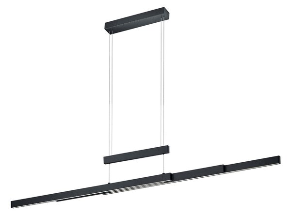 Trio Leuchten 375310532 TRAJAN - LED stahovací svítidlo nad stůl, dotykem stmívatelné, LED 42W + 12W, 2700K - 5000K, šířka max 150cm (Stahovací stmívatelné svítidlo nad jídelní stůl s možností změny barvy světla)