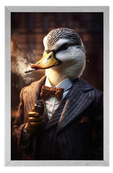 Plakát zvířecí gangster kačer