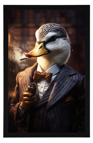 Plakát zvířecí gangster kačer