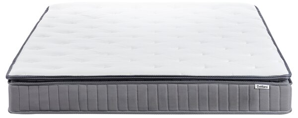 Matrace s gelovou paměťovou pěnou a taštičkovými pružinami PLEASANT H2/3 středně tvrdá 180 x 200 cm
