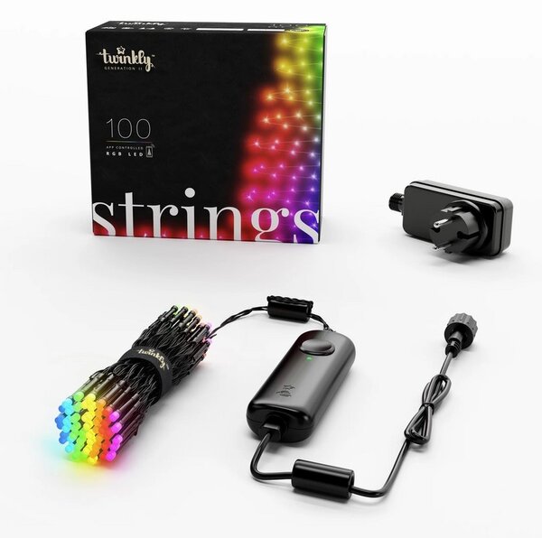 LEDWORKS Twinkly světelný řetěz, 100 LED RGB, 8 m
