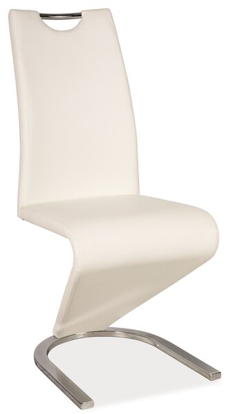 Jídelní židle Hugo (ekokůže bílá). 761462