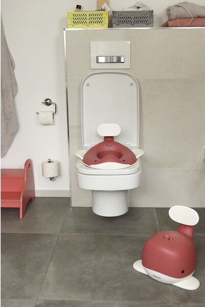 Tmavě růžové dětské WC sedátko Dusty pink – Kindsgut