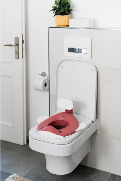Tmavě růžové dětské WC sedátko Dusty pink – Kindsgut