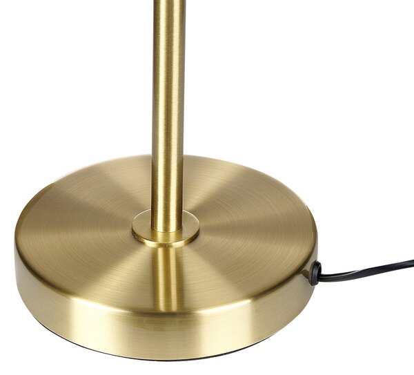 Stolní lampa CAPARO Kov Černá/Zlatá