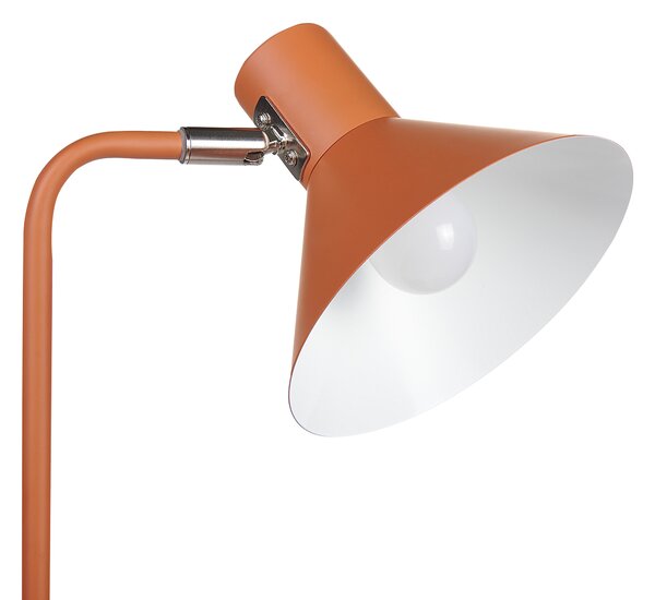 Stojací lampa RIMAVA Nastavitelná Kov Oranžová