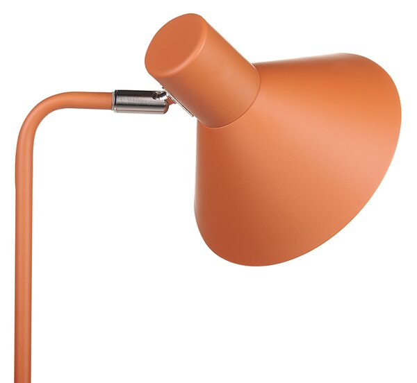 Stojací lampa RIMAVA Nastavitelná Kov Oranžová