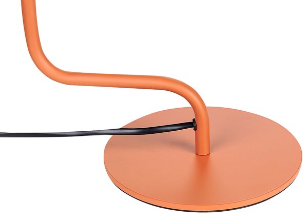Stojací lampa RIMAVA Nastavitelná Kov Oranžová