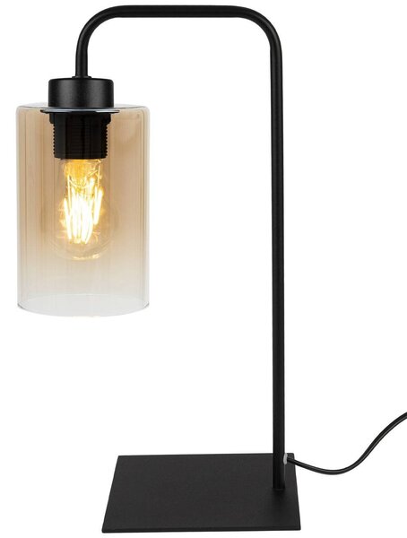 Stolní lampa Hella, 1x skleněné stínítko (výběr ze 3 barev)