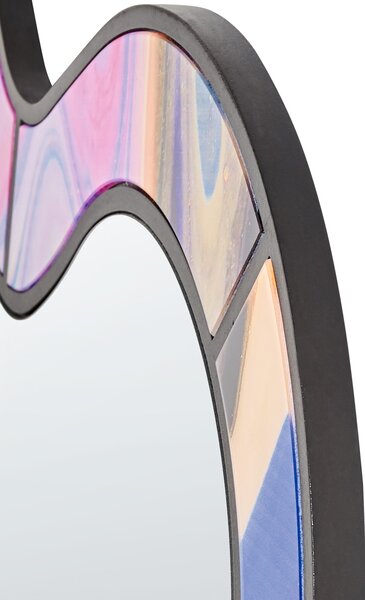Zrcadlo PULNOY 72 cm 80 cm Růžová