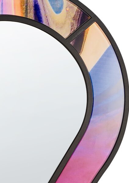 Zrcadlo PULNOY 72 cm 80 cm Růžová