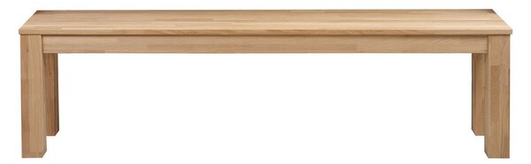 Hnědá Dřevěná lavice Largo 46 × 160 × 30 cm WOOOD