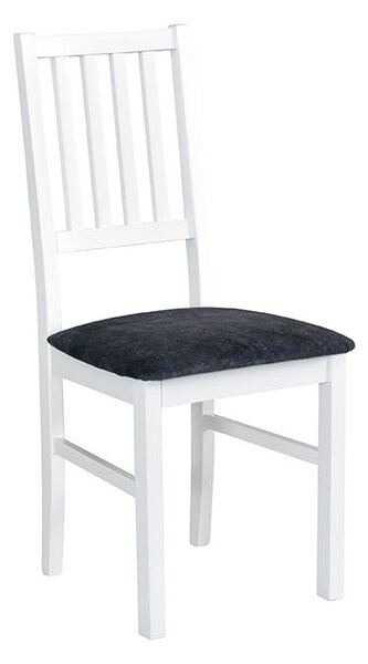 Jídelní židle Nilo VII A Bílá akryl, Tkanina 10