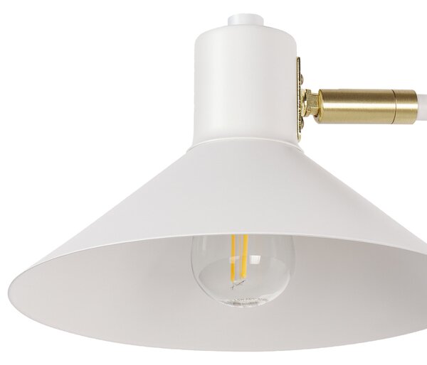 Nástěnná lampa BALIEM Bílá Kov Nastavitelná