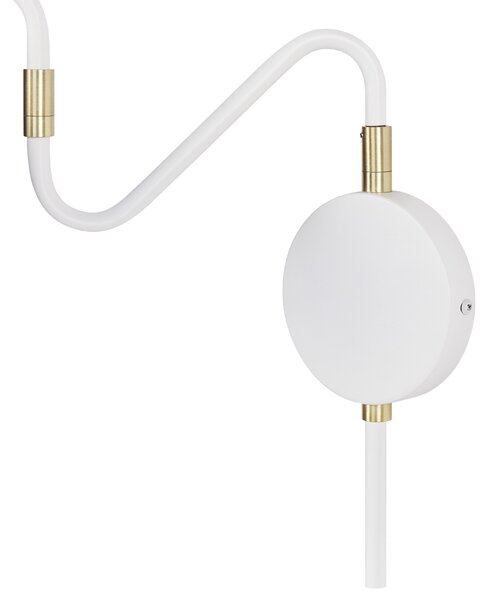 Nástěnná lampa BALIEM Bílá Kov Nastavitelná