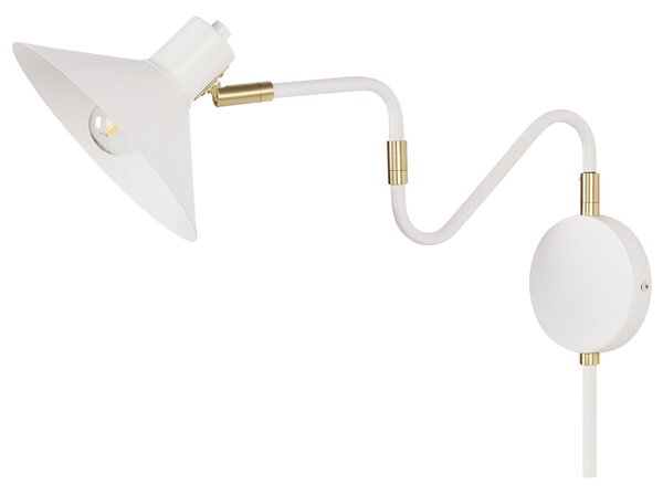 Nástěnná lampa BALIEM Bílá Kov Nastavitelná