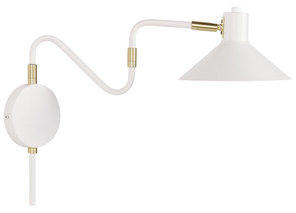 Nástěnná lampa BALIEM Bílá Kov Nastavitelná