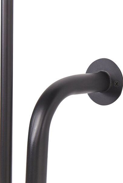 Nástěnná lampa MARISA Černá Kov Nastavitelná