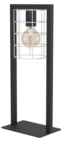 EGLO Stolní industriální lampa JUBILY, 1xE27, 40W, černá 43665