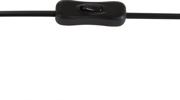 Nástěnná lampa MARISA Černá Kov Nastavitelná