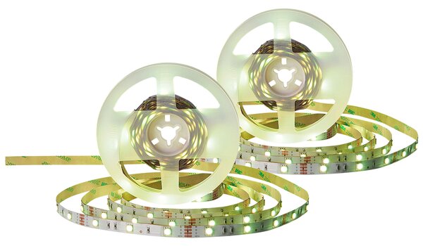 Sada 2 LED pásků KIKORI 500 cm s dálkovým ovládáním Pestrá