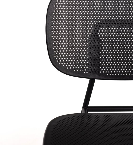Infiniti Černá jídelní židle Tondina Slim