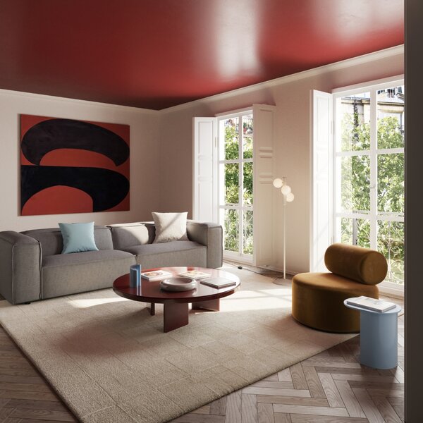 FEST Amsterdam Fialová kovová stojací lampa Kaktee 137 cm