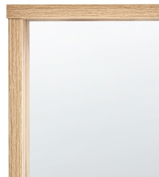 Zrcadlo ROSELL 80 cm 65 cm Světle hnědá
